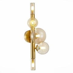 SL1509.201.05 Светильник настенный ST-Luce Золотистый/Коньячный G9 5*5W CIELO SL1509.201.05 Светильник настенный ST-Luce Золотистый/Коньячный G9 5*5W CIELO