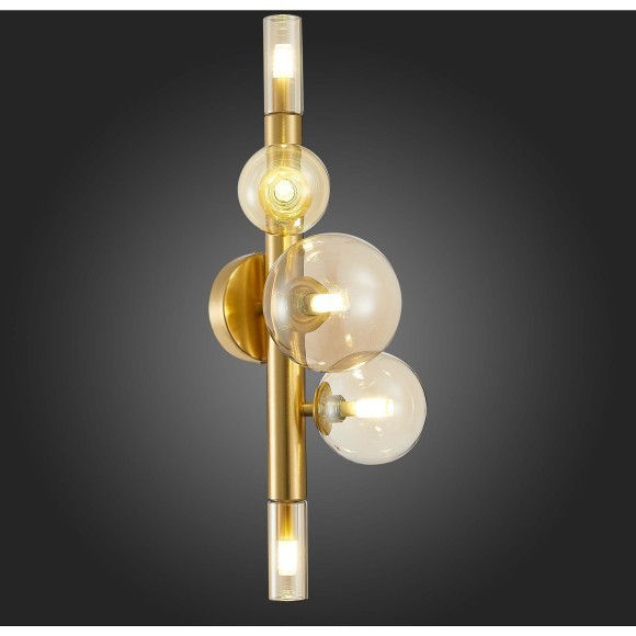 SL1509.201.05 Светильник настенный ST-Luce Золотистый/Коньячный G9 5*5W CIELO