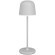 900458 Аккумуляторная настольная лампа сенсорная MANNERA, 2,2W(LED), Ø110, H340, IP54, алюм.,сталь, серый/пластик, белый 900458 Аккумуляторная настольная лампа сенсорная MANNERA, 2,2W(LED), Ø110, H340, IP54, алюм.,сталь, серый/пластик, белый