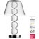 Декоративная настольная лампа Maytoni MOD555TL-L9CH4K Amulet светодиодная LED 9W