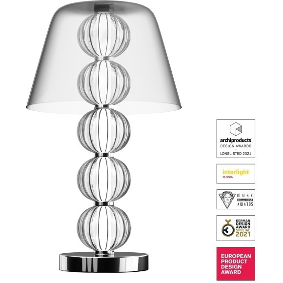 Декоративная настольная лампа Maytoni MOD555TL-L9CH4K Amulet светодиодная LED 9W