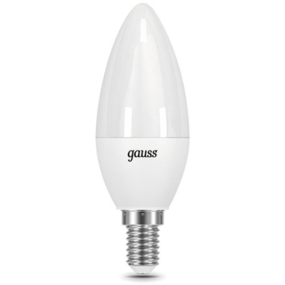 103101110 Лампа Gauss LED Свеча E14 9.5W 890lm 3000К 1/10/50