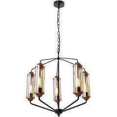 Люстра подвесная Lussole LSP-8800 FISHERS под лампы 5xE27 300W Люстра подвесная Lussole LSP-8800 FISHERS под лампы 5xE27 300W