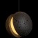10481 Black Loft It YO-YO Черный подвесной светильник G9, 1 × 5 Вт, металлическое основание, плафон из травертина и акрила