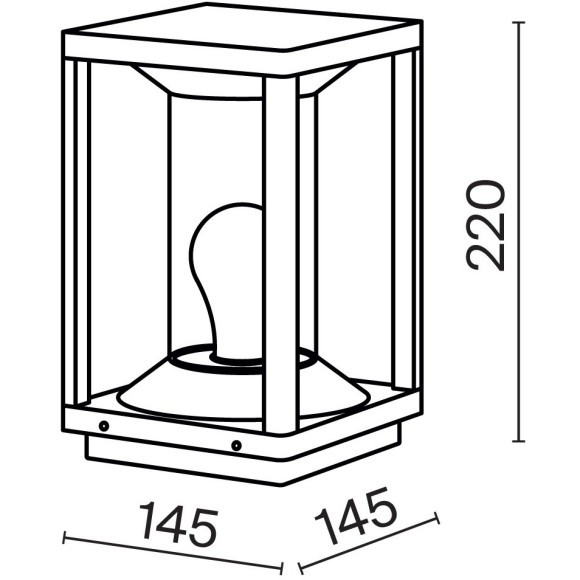 Ландшафтный светильник Outdoor O452FL-01GF
