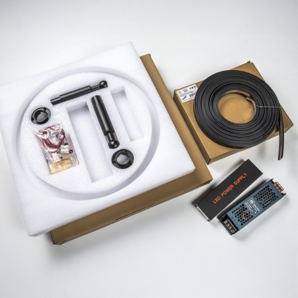 Тросовая система CORDA 10м и блок питания на 200W (max мощность ленты 18.6W/метр) Corda Lightstar 200CORDA10