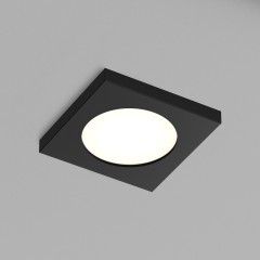 DK3015-BK Встраиваемый светильник влагозащищенный IP44 макс 50Вт GU10 черный алюминий DK3015-BK Встраиваемый светильник влагозащищенный IP44 макс 50Вт GU10 черный алюминий