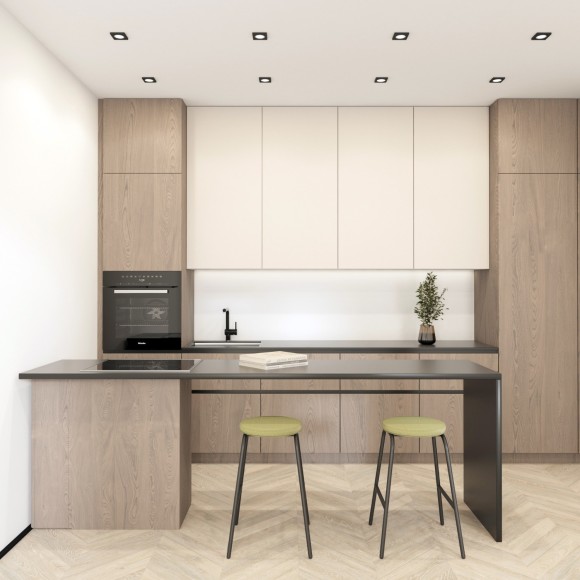 DK3015-BK Встраиваемый светильник влагозащищенный IP44 макс 50Вт GU10 черный алюминий