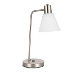 SLE1561-104-01 Прикроватная лампа Никель/Белый E27 1*60W ARKI SLE1561-104-01 Прикроватная лампа Никель/Белый E27 1*60W ARKI