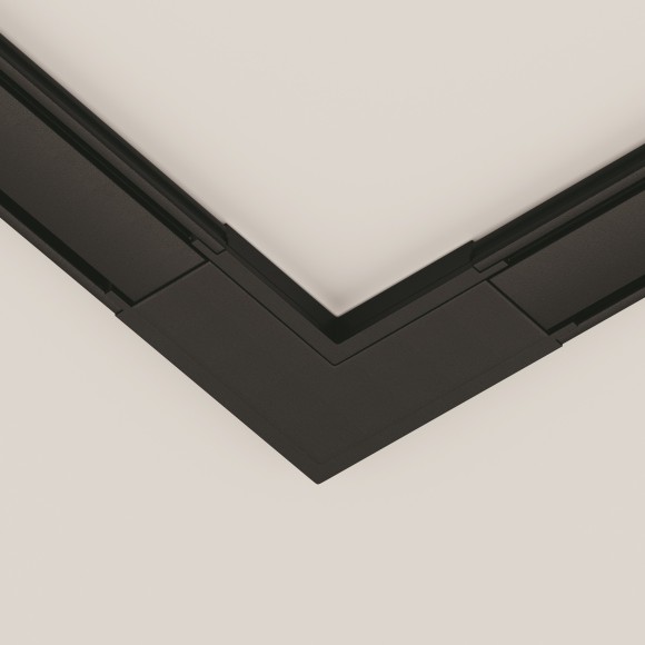 Коннектор угловой для накладного плоского шинопровода Maytoni Radity TRA084CL-11B