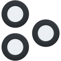 99146 Светодиодный комплект встраиваемых светильников FUEVA 5, 3х2,7W (LED), ?86, ET26, 3х330 lm, 3000K 99146 Светодиодный комплект встраиваемых светильников FUEVA 5, 3х2,7W (LED), ?86, ET26, 3х330 lm, 3000K