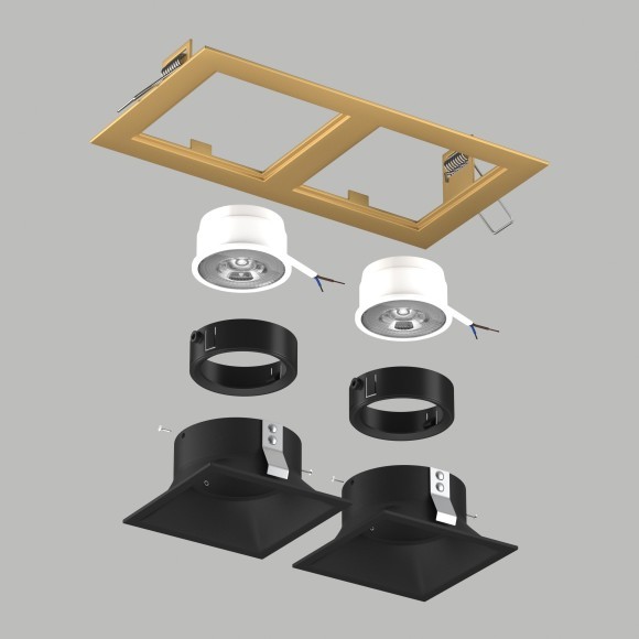 Комплект со светильником Domino Lightstar D5230707BMOD