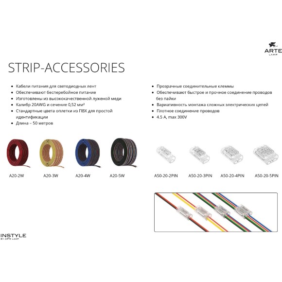 Arte Lamp A50-20-2PIN Прозрачная соединительная клемма (5шт) двухжильного провода (арт. A20-2W), соединение проводов без пайки, 4.5 А, max 300V, макс. сечение провода 0,52 мм² Arte Lamp A50-20-2PIN Прозрачная соединительная клемма (5шт) двухжильного провода (арт. A20-2W), соединение проводов без пайки, 4.5 А, max 300V, макс. сечение провода 0,52 мм²