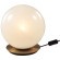 7109/1TL Настольная лампа с белым стеклянными плафоном и лампой E27 макс 5Вт Odeon Light MAGIA