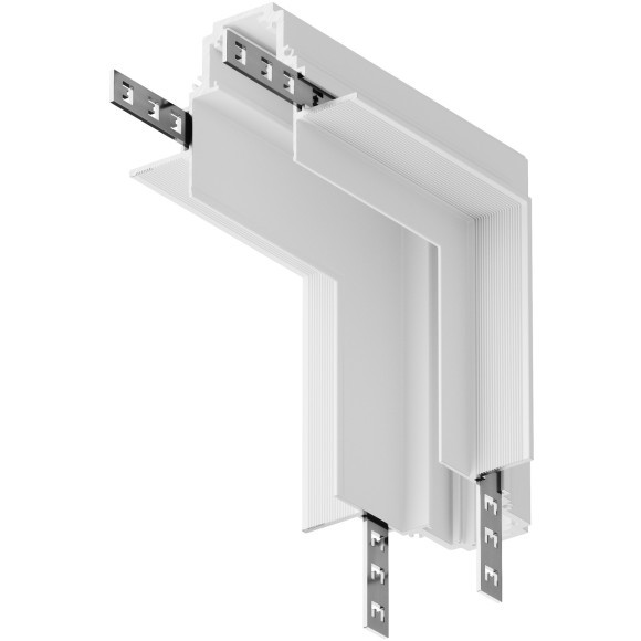 Угловой коннектор с потолка на стену для шинопровода в ГКЛ 12.5мм Maytoni Gravity TRA004ICL-22W Угловой коннектор с потолка на стену для шинопровода в ГКЛ 12.5мм Maytoni Gravity TRA004ICL-22W