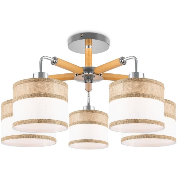 Люстра потолочная Freya FR5329-PL-05-CH Helen под лампы 5xE27 40W Люстра потолочная Freya FR5329-PL-05-CH Helen под лампы 5xE27 40W