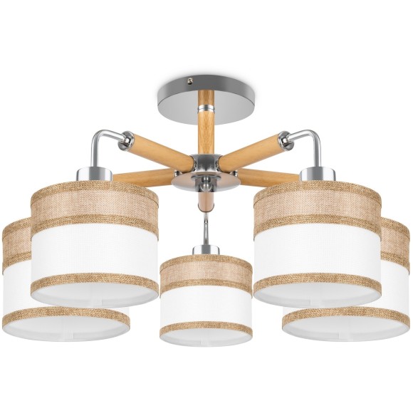 Люстра потолочная Freya FR5329-PL-05-CH Helen под лампы 5xE27 40W Люстра потолочная Freya FR5329-PL-05-CH Helen под лампы 5xE27 40W