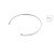 Комплект из 5 стопорных колец из прозрачного пластика Arte Lamp INVISIBLE A9283-5R