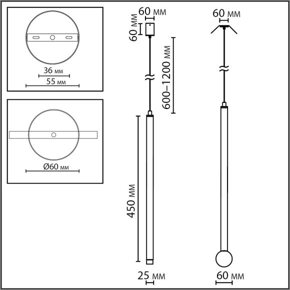 4373/3LA Подвесной светильник Odeon Light HIGHTECH IP20 LED Ra90 3W 400Лм 3000K 220-240V FIANO 4373/3LA Подвесной светильник Odeon Light HIGHTECH IP20 LED Ra90 3W 400Лм 3000K 220-240V FIANO