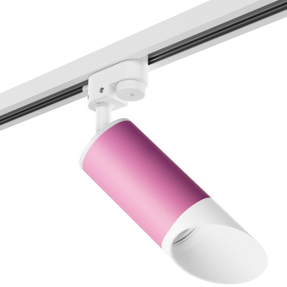 Однофазный двужильный трековый светильник Lightstar R1T43236 Rullo под сменную лампу GU10