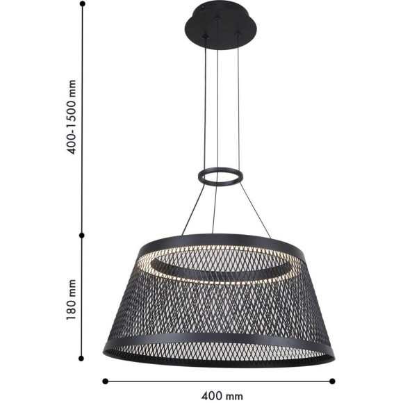 Подвесная люстра LED 800LM 3000K Favourite 4739-4P Zen