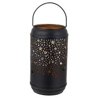 422058 Подсвечник LUGAIT, B180, ?100, сталь, черный, золотой