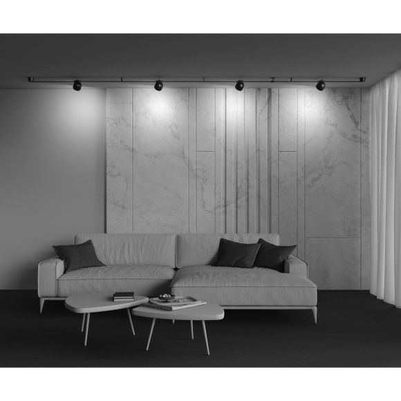 Светильник светодиодный на текстильный шинопровод Maytoni Parity TR124B-12W3K-B 770лм 12Вт CRI90 Светильник светодиодный на текстильный шинопровод Maytoni Parity TR124B-12W3K-B 770лм 12Вт CRI90