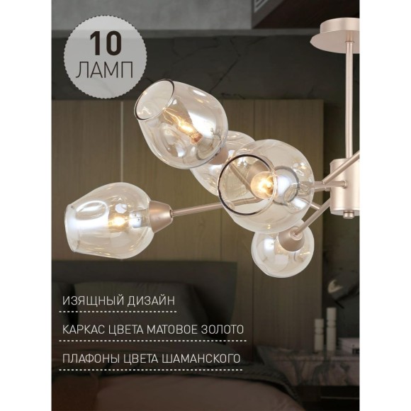 Потолочная люстра Tilda 2658-10U