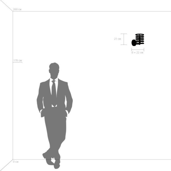 Бра Lightstar 735610 Epsilon под лампу 1xE14 40W