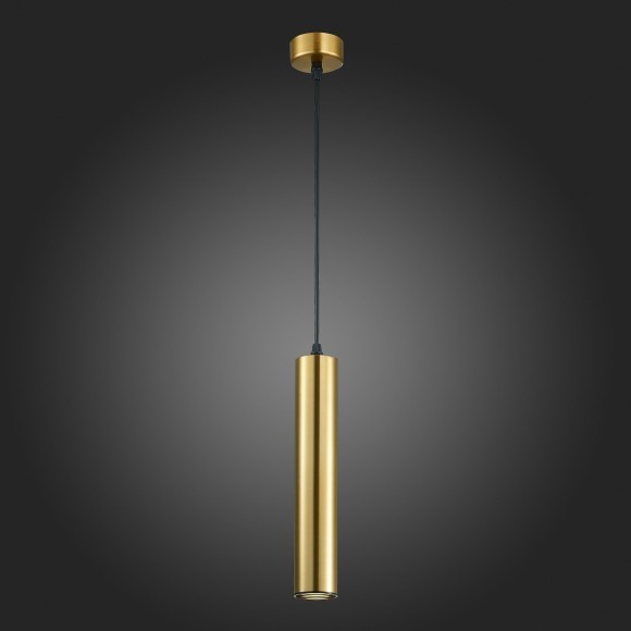 ST151.303.01 Светильник подвесной Золотистый GU10 1*50W  IP20 D54xH290 220V Без ламп Подвесные светильники