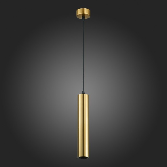 ST151.303.01 Светильник подвесной Золотистый GU10 1*50W  IP20 D54xH290 220V Без ламп Подвесные светильники