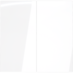 Клавиши для выключателя/переключателя двухклавишного, S70 (белый глянцевый)