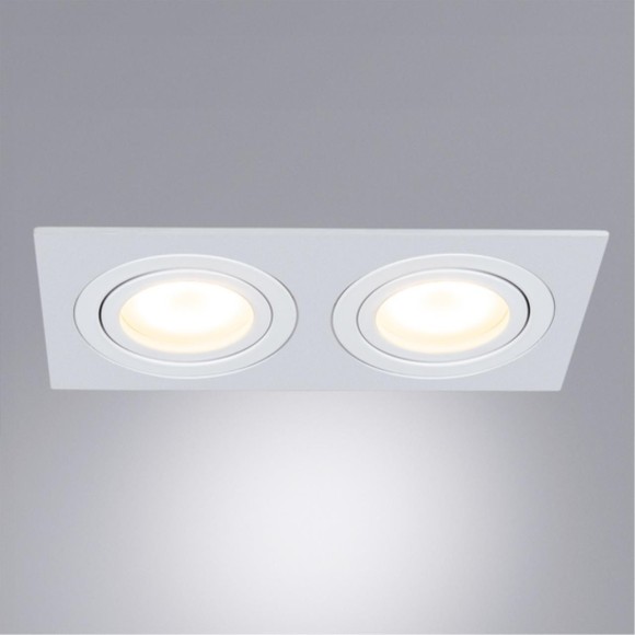 Встраиваемый светильник Arte Lamp A2168PL-2WH TARF под лампы 2xGU10 50W Встраиваемый светильник Arte Lamp A2168PL-2WH TARF под лампы 2xGU10 50W