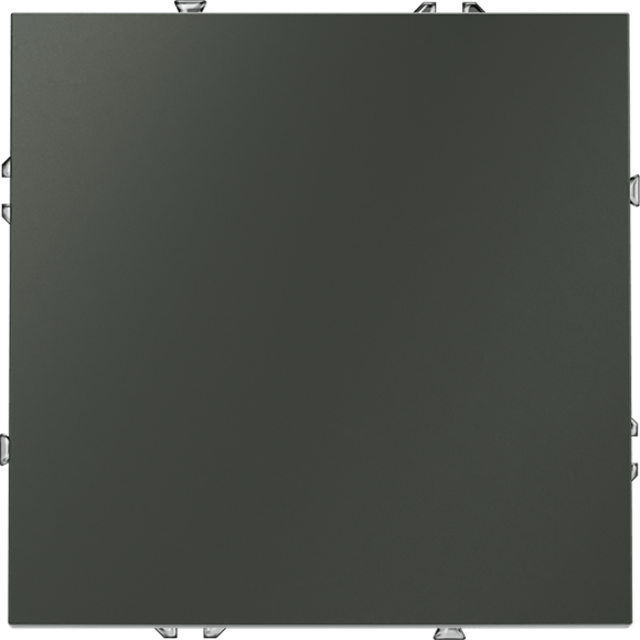 Выключатель с самовозвратом встраиваемый VOLTUM S70 одноклавишный 10А, (титан)