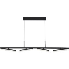 SL1018.403.04 Светильник подвесной ST-Luce черный/прозрачный LED 4*32W 4000K EUCLIDICS SL1018.403.04 Светильник подвесной ST-Luce черный/прозрачный LED 4*32W 4000K EUCLIDICS