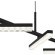 SL1018.403.04 Светильник подвесной ST-Luce черный/прозрачный LED 4*32W 4000K EUCLIDICS
