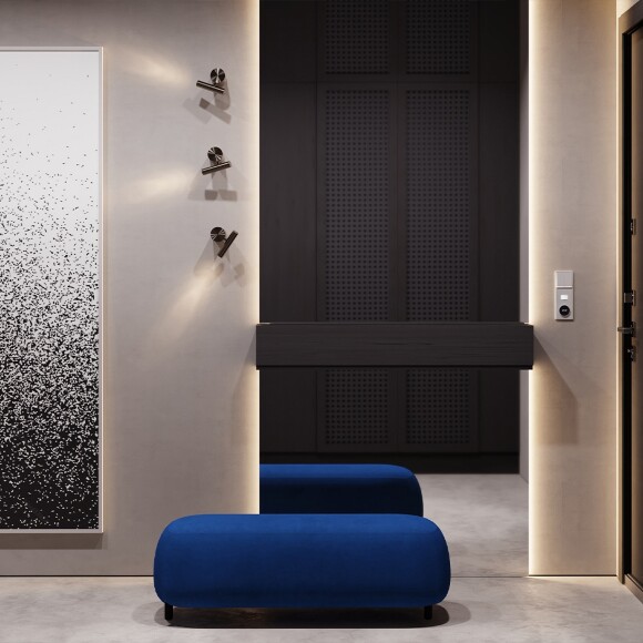 Терморегулятор электронный VOLTUM S70 с индикацией и датчиком, для теплого пола, (серый)