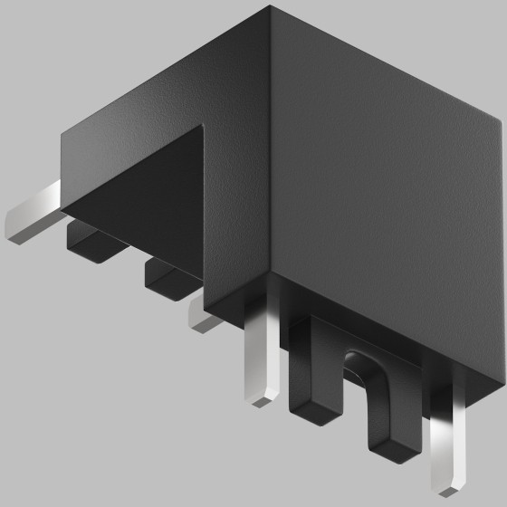 Коннектор с потолка на стену Denkirs AIR TR5212-BK