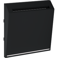 Накладка для выключателя карточного, S70 (черный матовый)