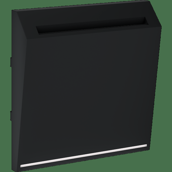 Накладка для выключателя карточного, S70 (черный матовый)