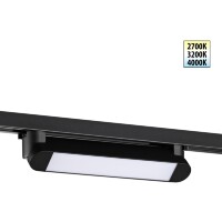 359795 PORT NT25 264 черный Светильник однофазный трехжильный трековый с переключ. цв. температуры IP20 LED 12W 180-265V 2700К/3200К/4000К ITER