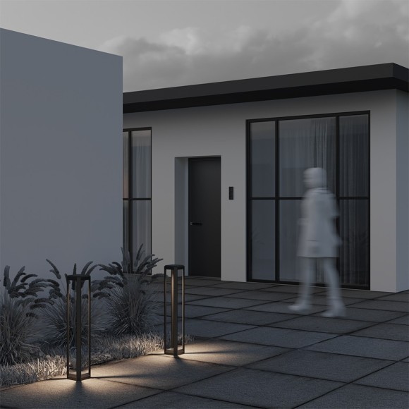 Уличный наземный светильник Maytoni O019FL-L12GR3K Royal Mile IP65 светодиодный LED 13W