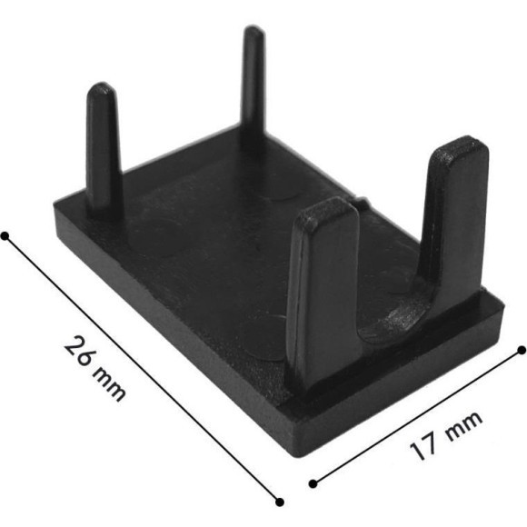 Заглушка торцевая 1шт для шинопровода в ГКЛ 12мм Favourite Logica 1013-ZP-001 Заглушка торцевая 1шт для шинопровода в ГКЛ 12мм Favourite Logica 1013-ZP-001