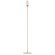 Eglo Caminia 901155 Минималистичный LED-торшер с ножным выключателем, GU10, лампа 5 Вт, 3000К, 345 лм, CRI80 в комплекте, песочная сталь и окантовка брашированная латунь на плафоне, высота 1585 мм, поворотный плафон