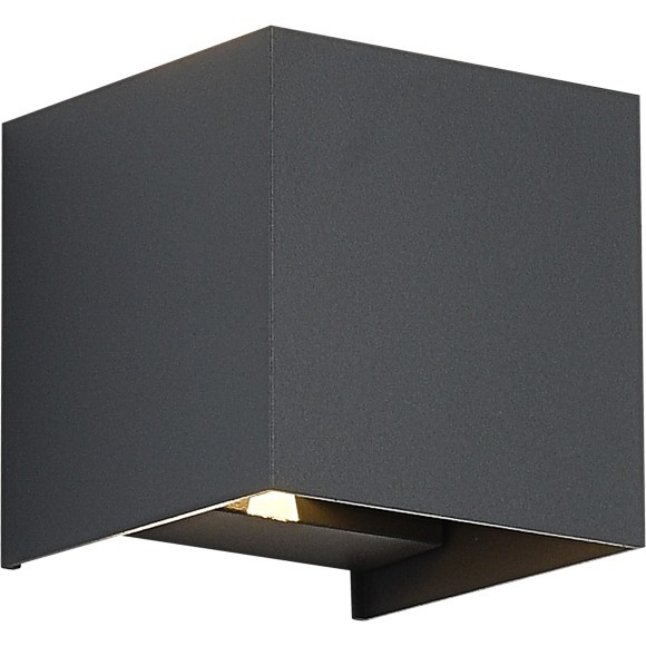 SL9513.701.01 Светильник уличный настенный ST-Luce серый/серый LED 1*10W 2700K BRIK