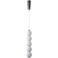 Светильник подвесной Crystal Lux DESI SP5 CHROME/WHITE