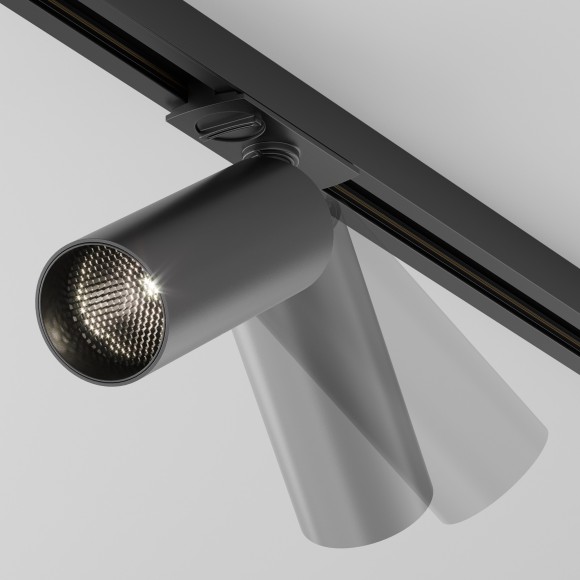 Однофазный двужильный светодиодный трековый светильник Maytoni Unity TR021-1-12B4K-W-B Focus LED 4000К 900Лм CRI90+ 50° 12Вт Однофазный двужильный светодиодный трековый светильник Maytoni Unity TR021-1-12B4K-W-B Focus LED 4000К 900Лм CRI90+ 50° 12Вт