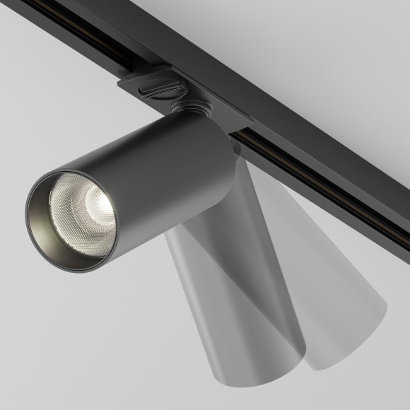Однофазный двужильный светодиодный трековый светильник Maytoni Unity TR021-1-12B4K-W-B Focus LED 4000К 900Лм CRI90+ 50° 12Вт Однофазный двужильный светодиодный трековый светильник Maytoni Unity TR021-1-12B4K-W-B Focus LED 4000К 900Лм CRI90+ 50° 12Вт