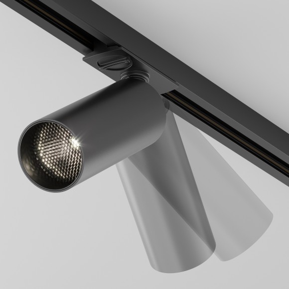 Однофазный двужильный светодиодный трековый светильник Maytoni Unity TR021-1-12B4K-W-B Focus LED 4000К 900Лм CRI90+ 50° 12Вт Однофазный двужильный светодиодный трековый светильник Maytoni Unity TR021-1-12B4K-W-B Focus LED 4000К 900Лм CRI90+ 50° 12Вт