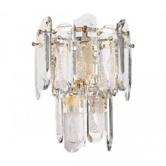 5069/2W HALL ODL24 503 золото/прозрачный/металл/хрусталь Бра E14 2*40W BULLON